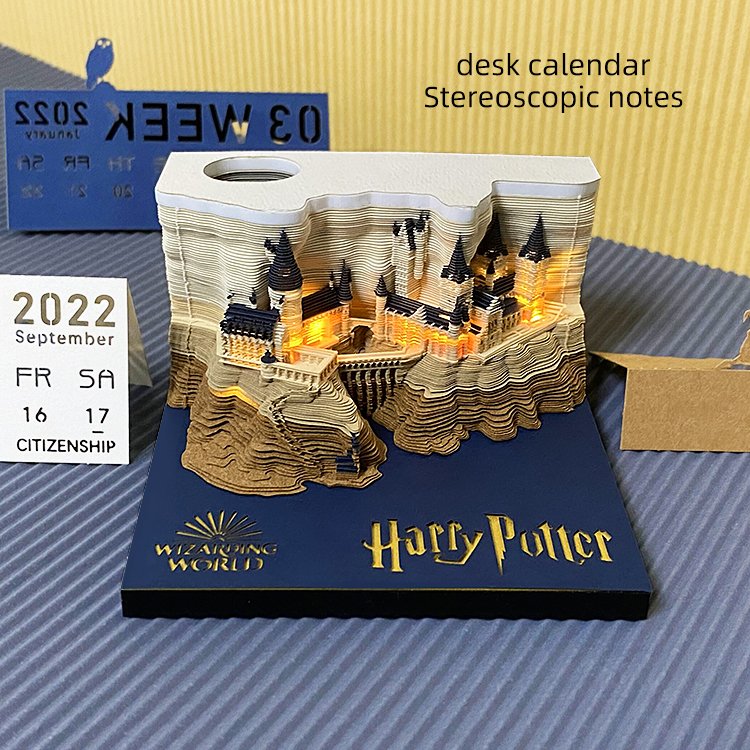 Sticky Notes Custom 3D Art Memo Pad Cube Memo