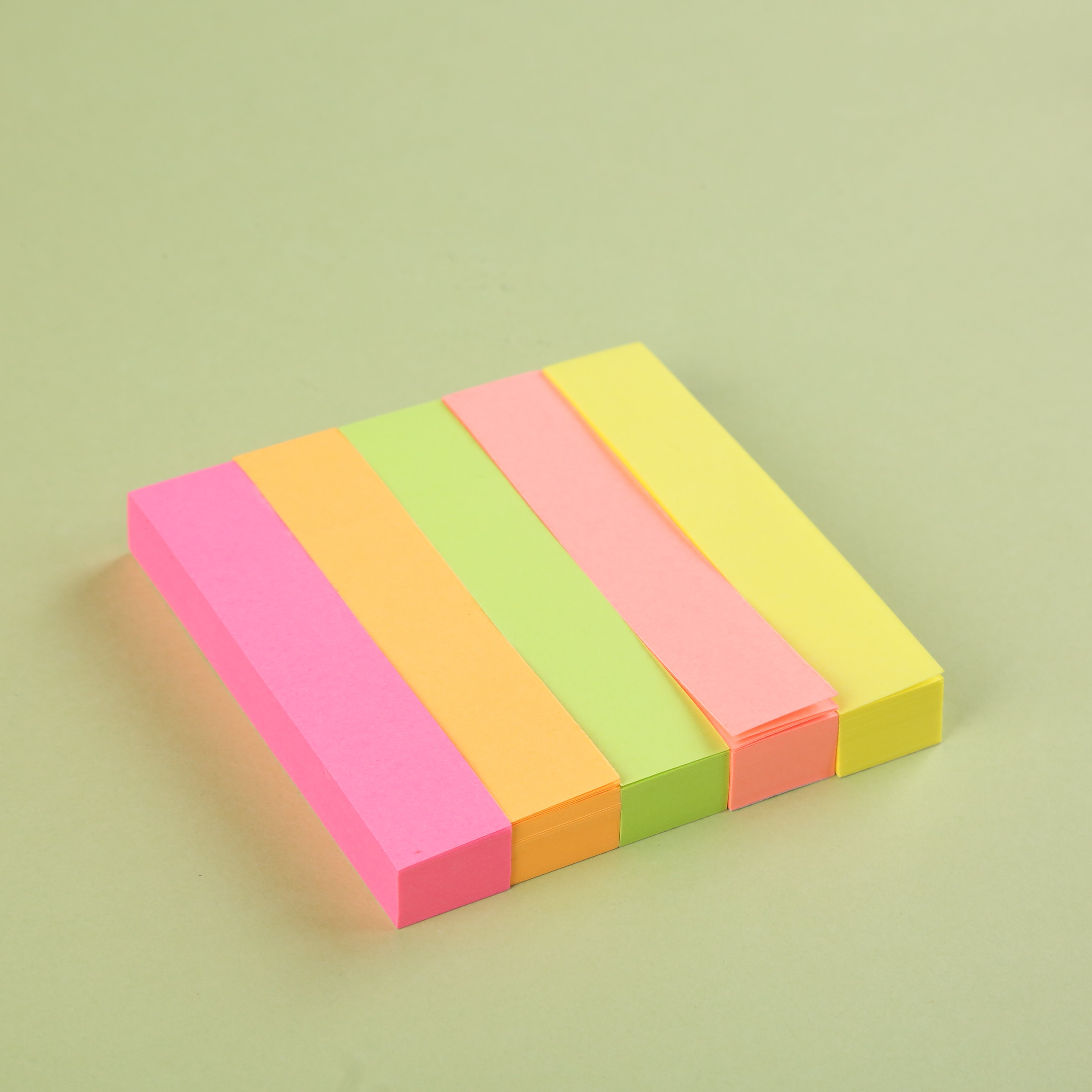 KADISI 76*19*4mm Writable stationery Custom Note Pad School colorful Memo Pad Office Sticky Notes