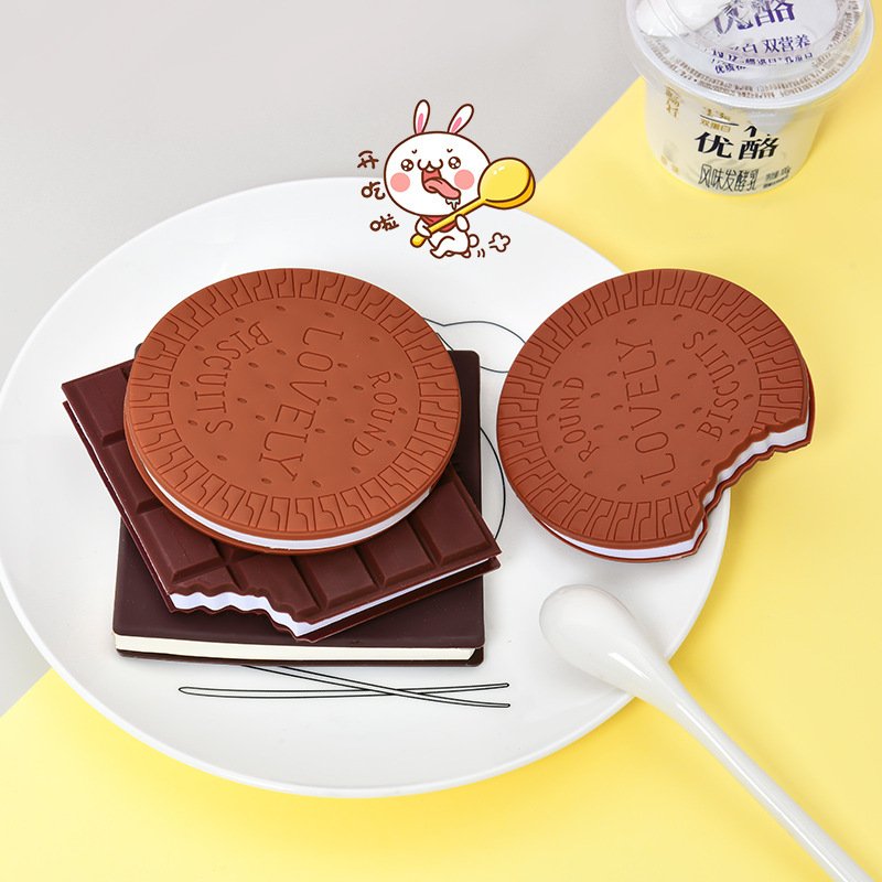 Pocket book school gift chocolate biscuits notebook small book pocket book high value portable small