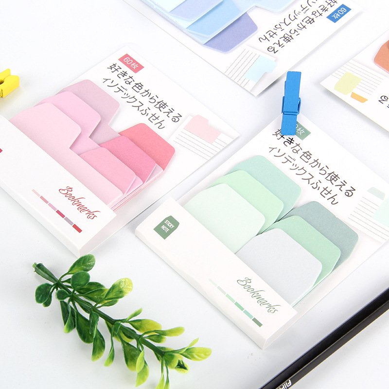 Special hot selling sticky note pads with logo custom cute index tabs sticker