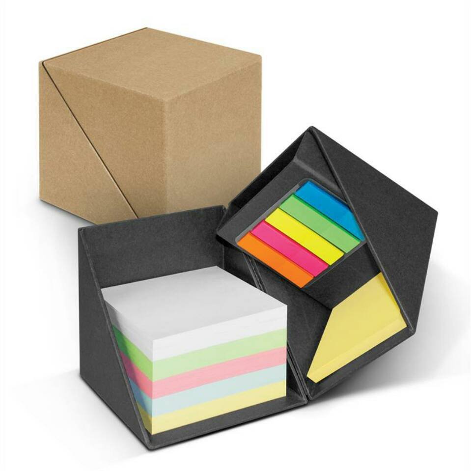 Uptodate promotional customized sticky notes memo pads set stationery suppliers