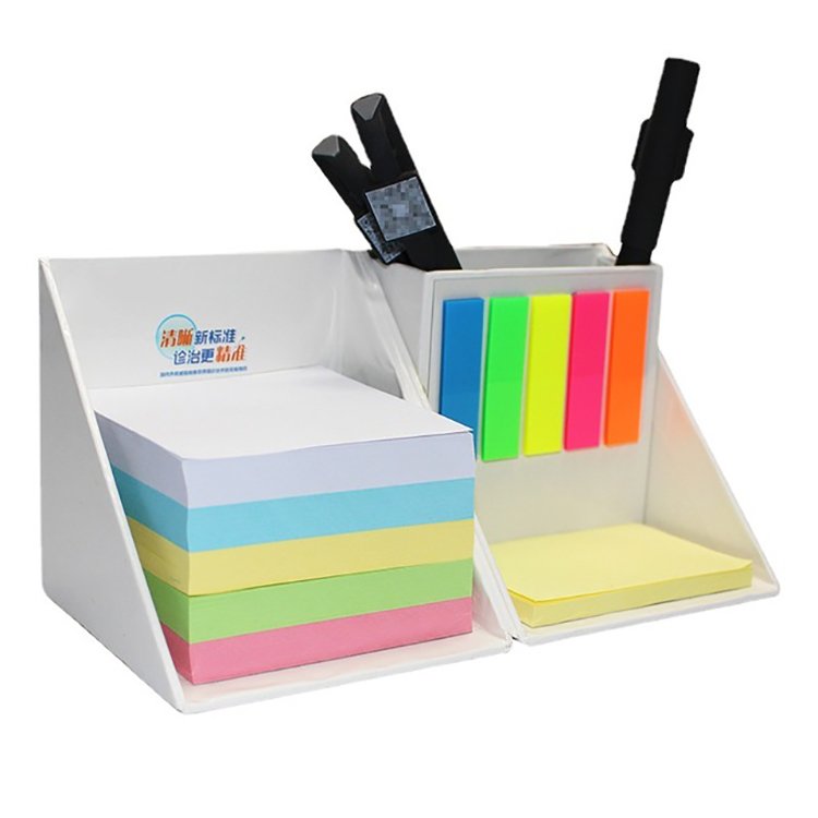 Uptodate promotional customized sticky notes memo pads set stationery suppliers