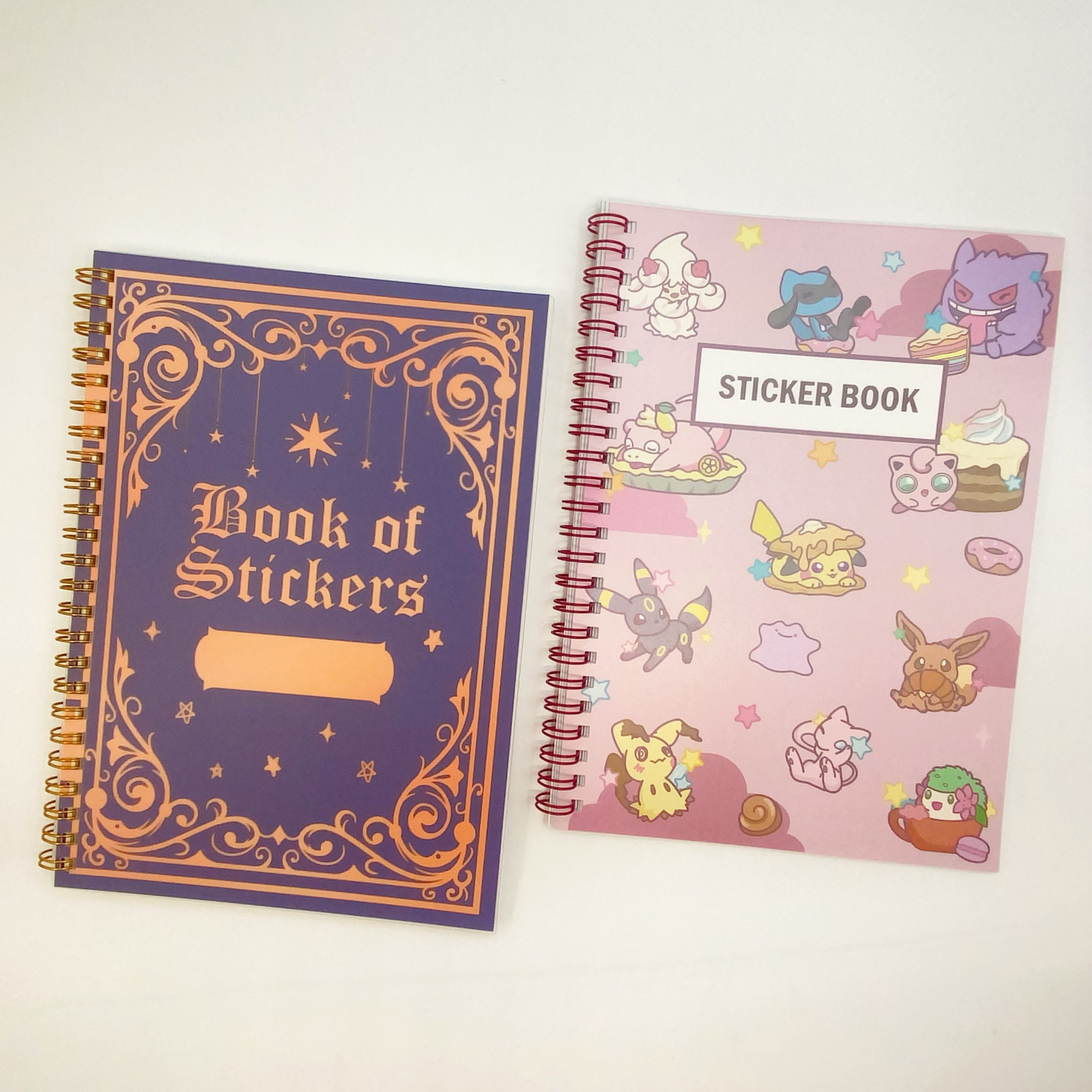 High quality custom printed DIY blank stickers collection book reusable sticker album silicone release paper blank sticker book