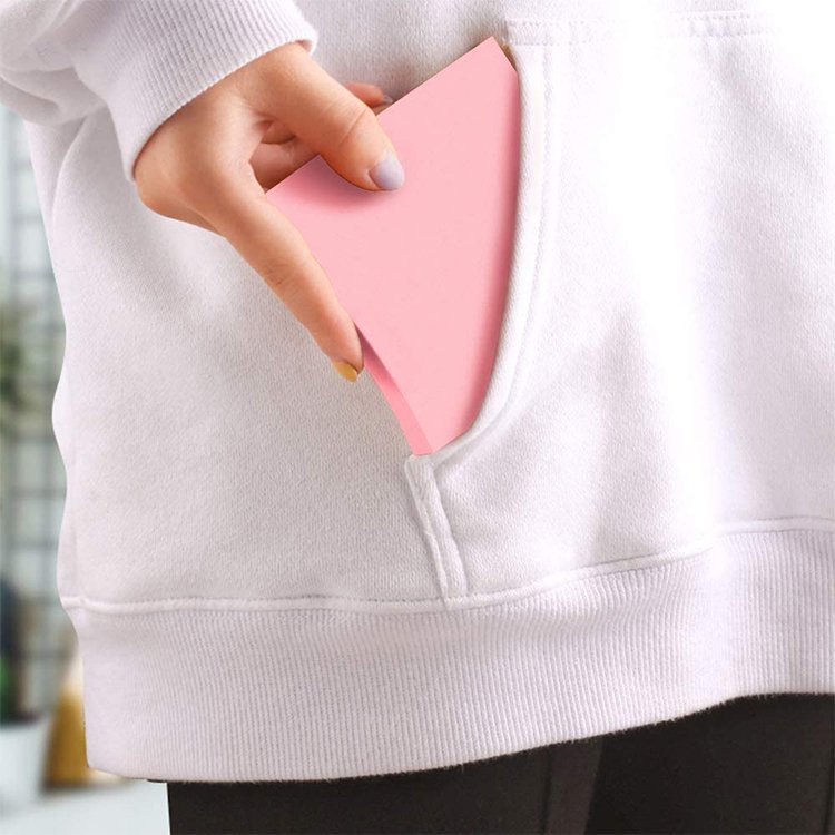 Wholesale 3*3 100 sheet full adhesive cheap memo pad custom sticky note 6 pack
