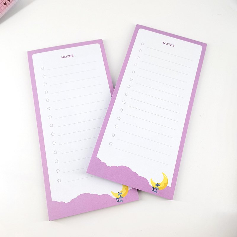 Wholesale custom printed promotional stationery memo pad cute sticky note with logo