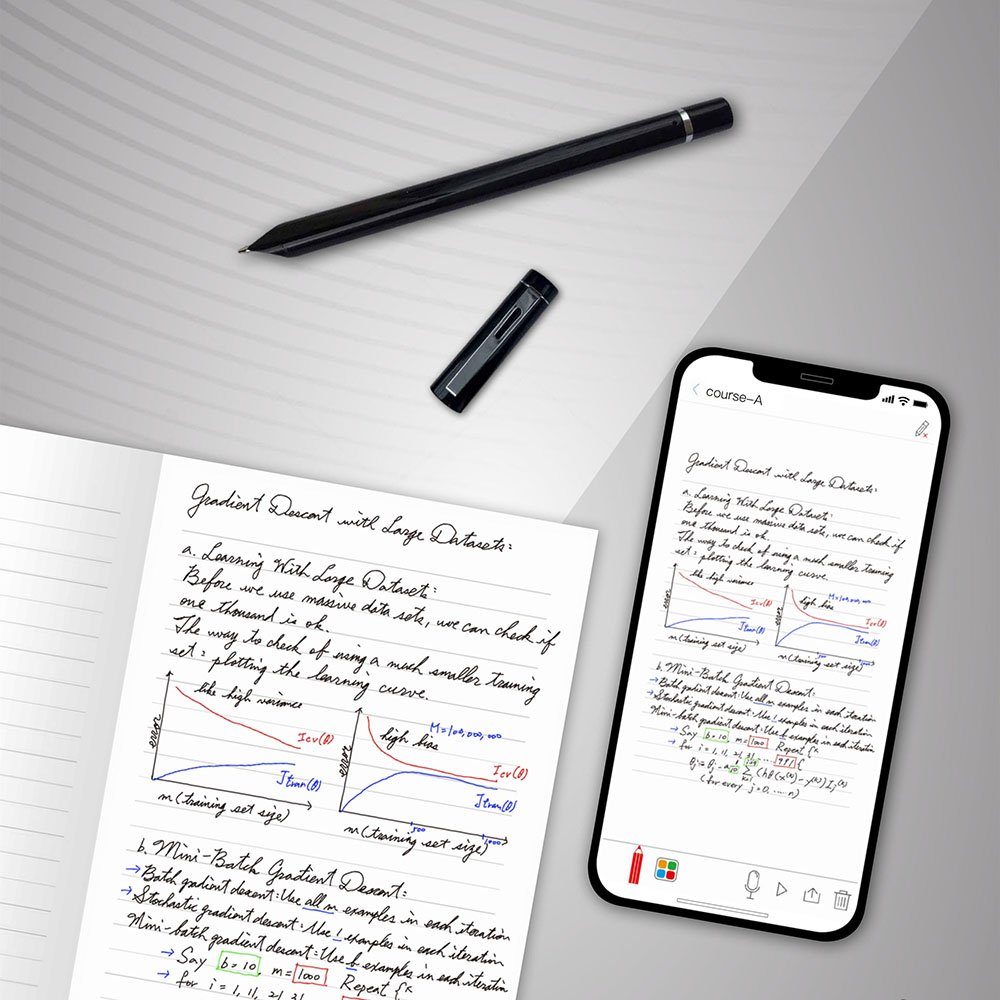 New design digital notebook smart pen sync handwriting tablet notepads writing pen gift set for business