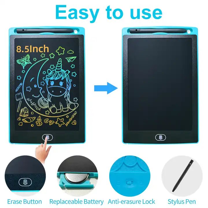 Kids 8.5 Inch Lcd Digital Writing Write Magic Electronic Drawing Doodle Pad Board Kids Draw Pad Tablet Toys 8.5