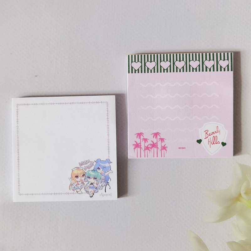 No minimum notepad kawaii memo pads promotional customized sticky note pad sticky with logo