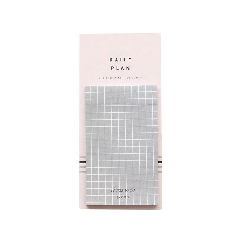 Wholesale Writing Memo Notepad Factory Price Daily Plan Sticky Notes With Adhesive Sticker