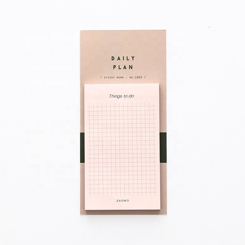 Wholesale Writing Memo Notepad Factory Price Daily Plan Sticky Notes With Adhesive Sticker
