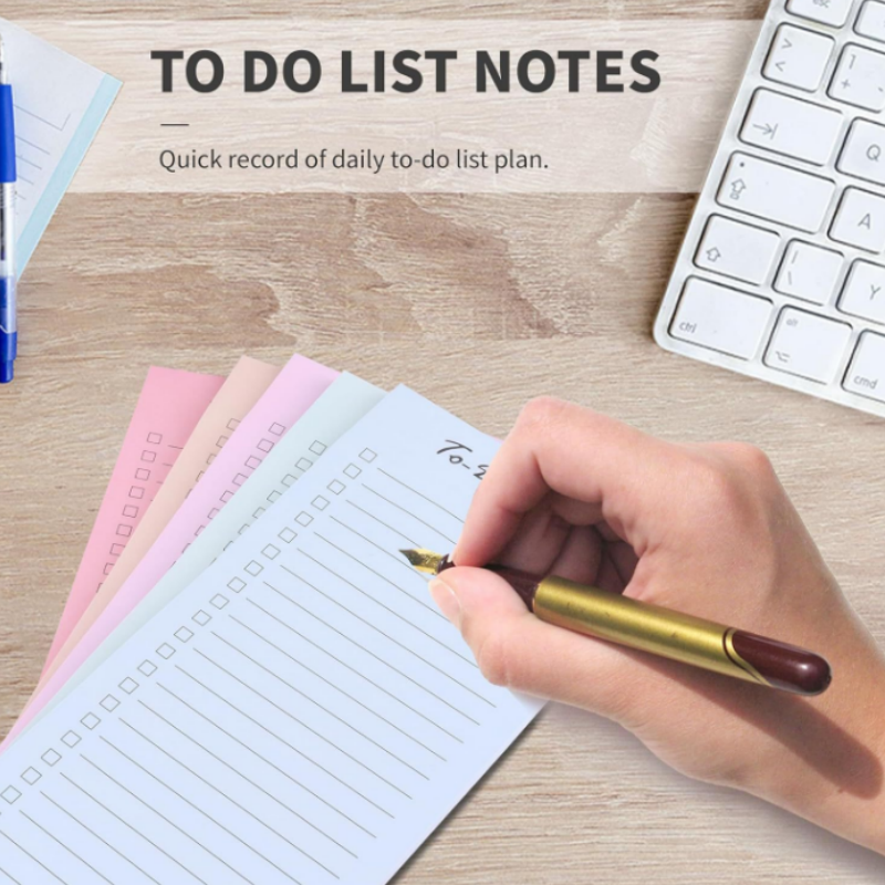 Macaroon-Coloured Self-Adhesive Note Book Cute Student Style Horizontal Line Notepad Paper Memo Small Notebook