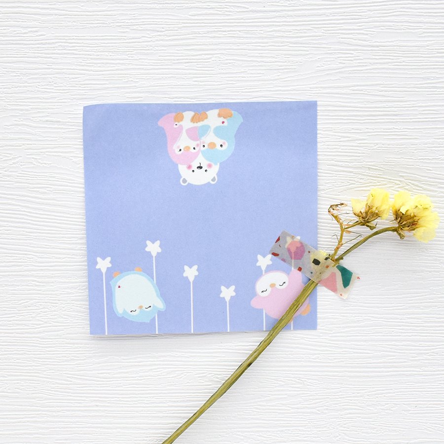 Customised sticky notes kawaii cartoon hamster paper notepad diary scrapbook stickers office school stationery notepad