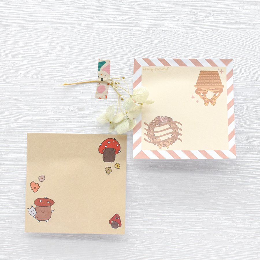Customised sticky notes kawaii cartoon hamster paper notepad diary scrapbook stickers office school stationery notepad