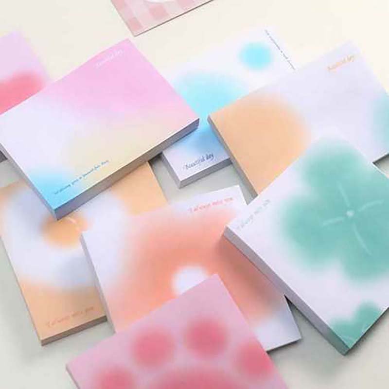 Good Notes Minimal Digital Stickers 80gsm 50sheets tear offSticky Note Holder for Teachers and stick Memo Pads forcustom
