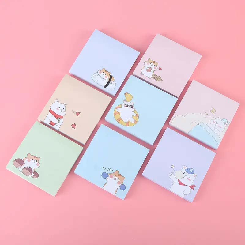 Good Notes Minimal Digital Stickers 80gsm 50sheets tear offSticky Note Holder for Teachers and stick Memo Pads forcustom