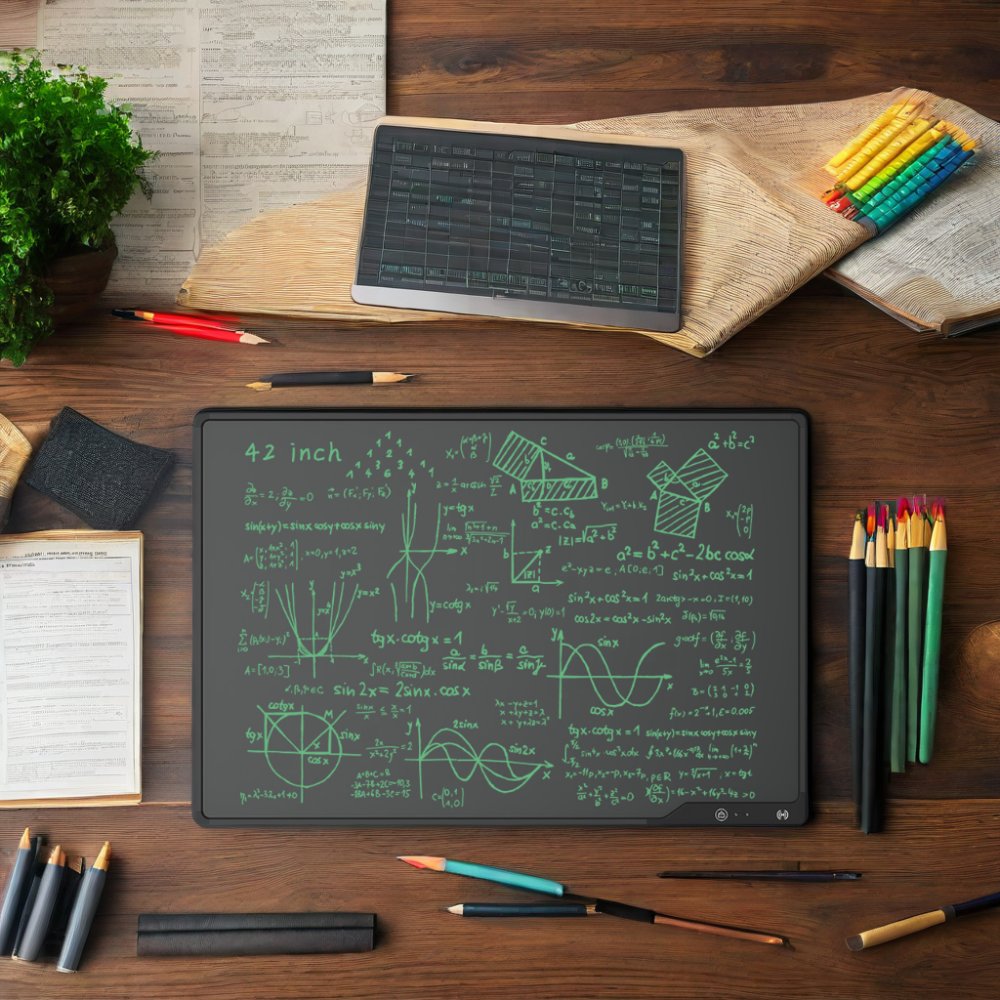 Newyes 42 58 Inch Lcd Writing Tablet Board Digital Memo Pad Electronic Blackboard For Note-taking