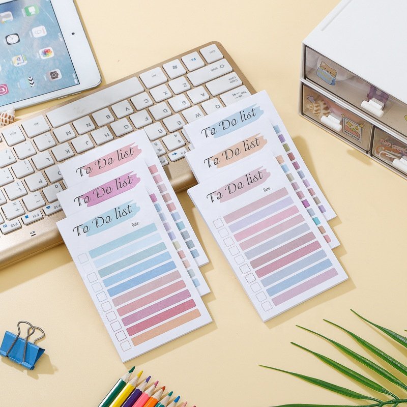 Custom Printed Mini Fancy Aesthetic Novelty Accessories Mark Sticky Note