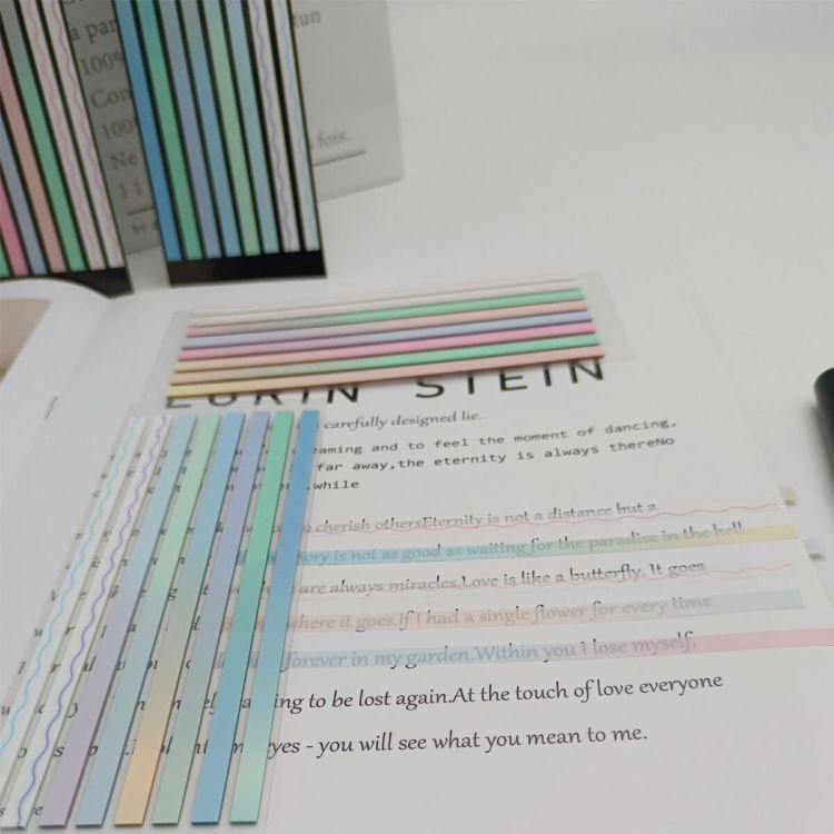 Index tabs New multi colors sticky Transparent pet index tabs Office transparent index tabs Sets stationery sticky note