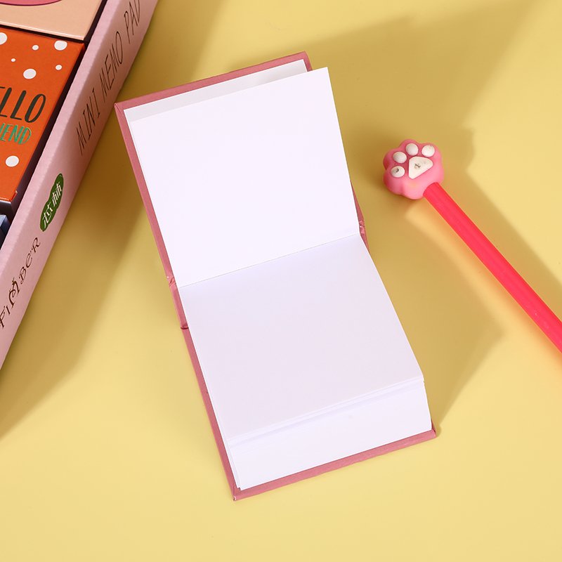 Stock Wholesale Small 8*8cm Pocket Notepad And Sketchbook Mini memos Accept Custom LOGO Designs Office School Stationery Supply