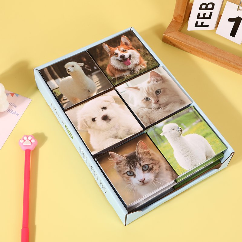 Stock Wholesale Small 8*8cm Pocket Notepad And Sketchbook Mini memos Accept Custom LOGO Designs Office School Stationery Supply