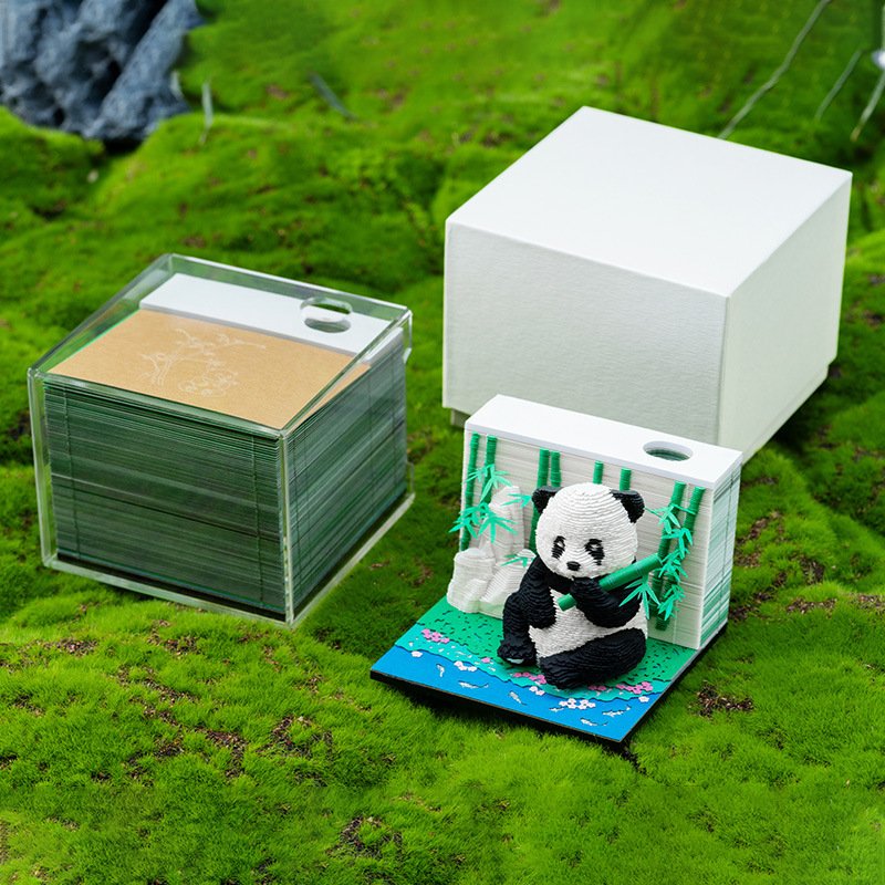 Best Choice Panda 3D Sticky Notes Desktop Decorative Ornament 2025 calendar for Business Home Decoration