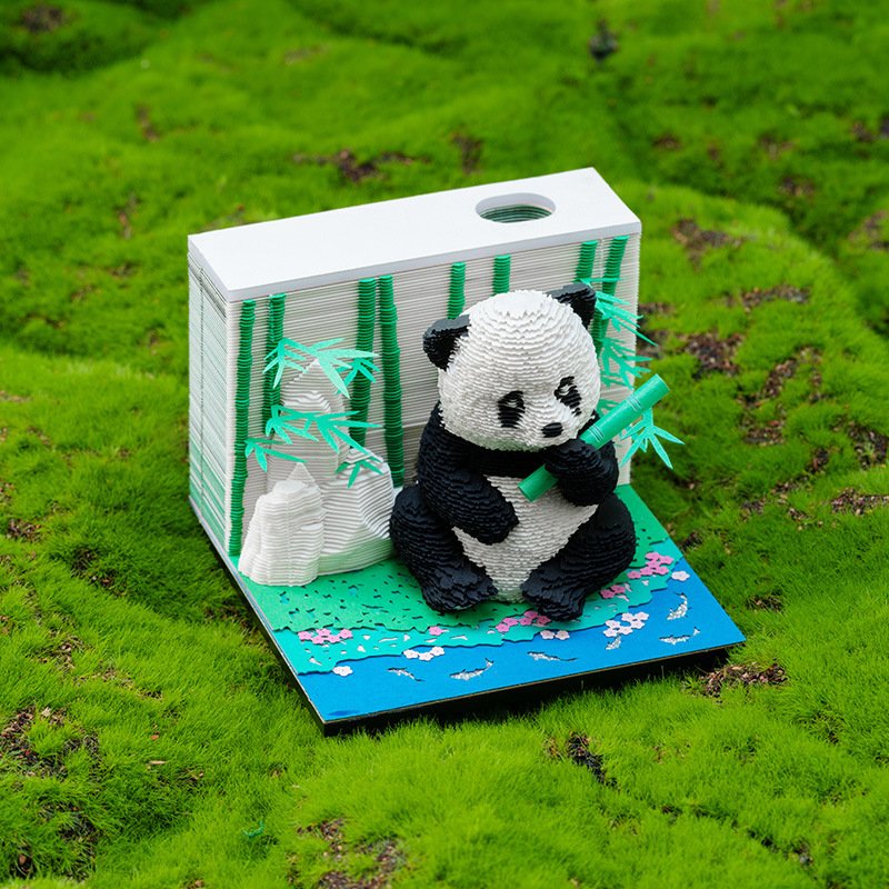 Best Choice Panda 3D Sticky Notes Desktop Decorative Ornament 2025 calendar for Business Home Decoration