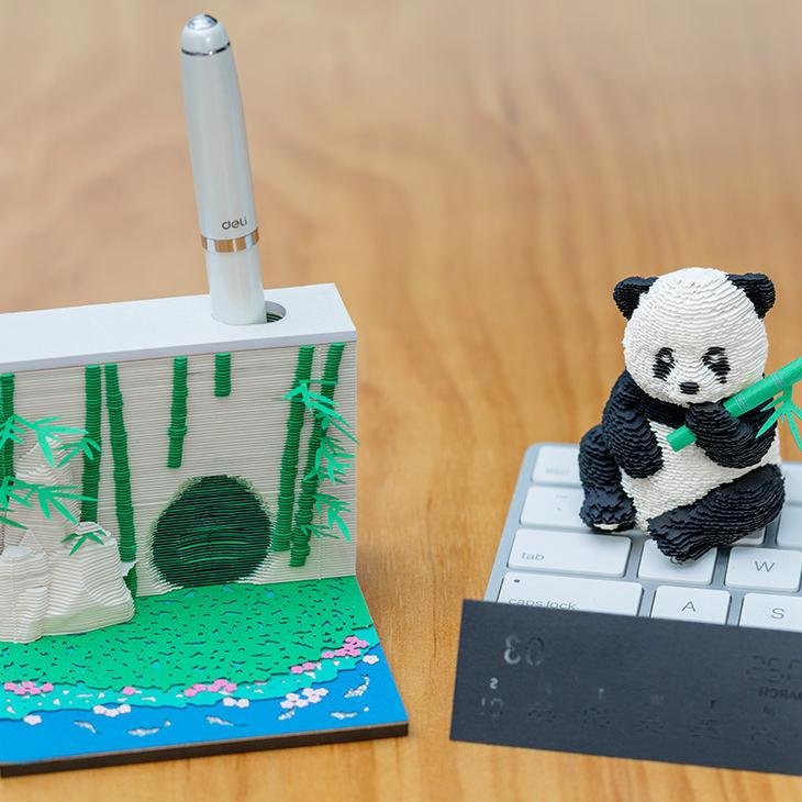 Best Choice Panda 3D Sticky Notes Desktop Decorative Ornament 2025 calendar for Business Home Decoration