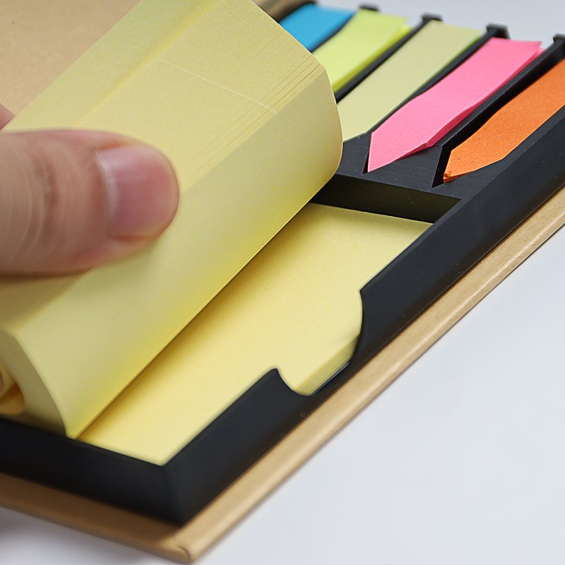 Ready to Ship Memo Book Personalized Custom Logo Notepad Office Post Notes with Sticky