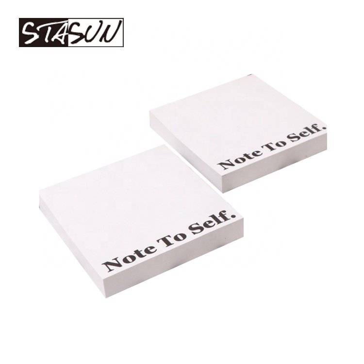 STASUN Paper Sticky Note Customization Printing Memo Pad Custom Logo Print Sticky Note Pad With LOGO