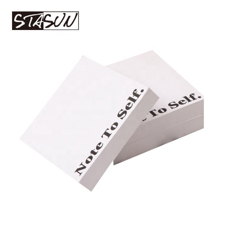 STASUN Paper Sticky Note Customization Printing Memo Pad Custom Logo Print Sticky Note Pad With LOGO