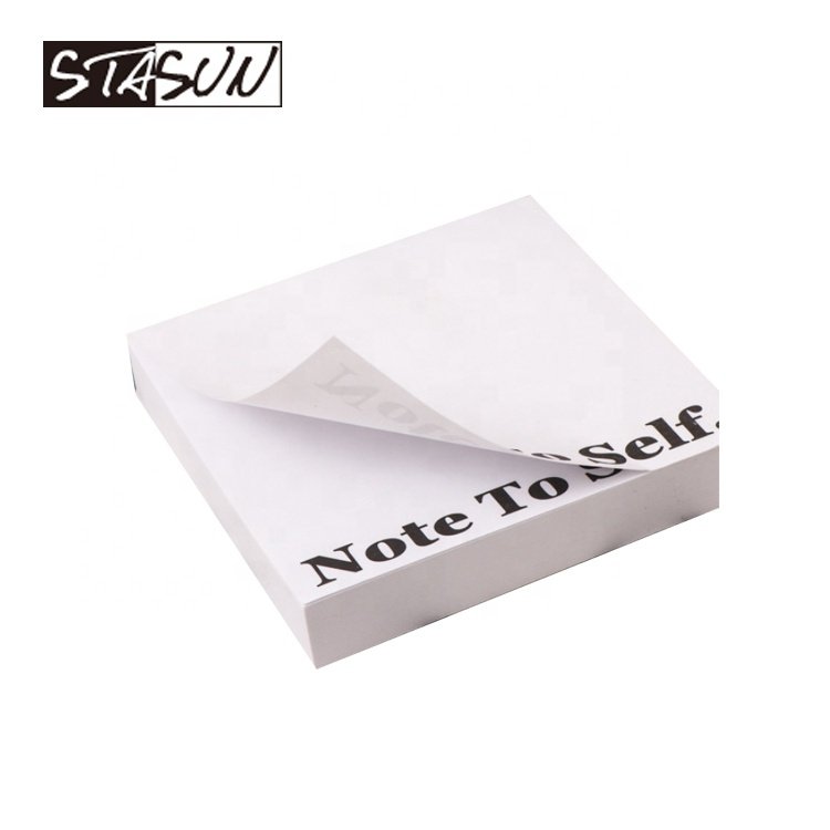 STASUN Paper Sticky Note Customization Printing Memo Pad Custom Logo Print Sticky Note Pad With LOGO