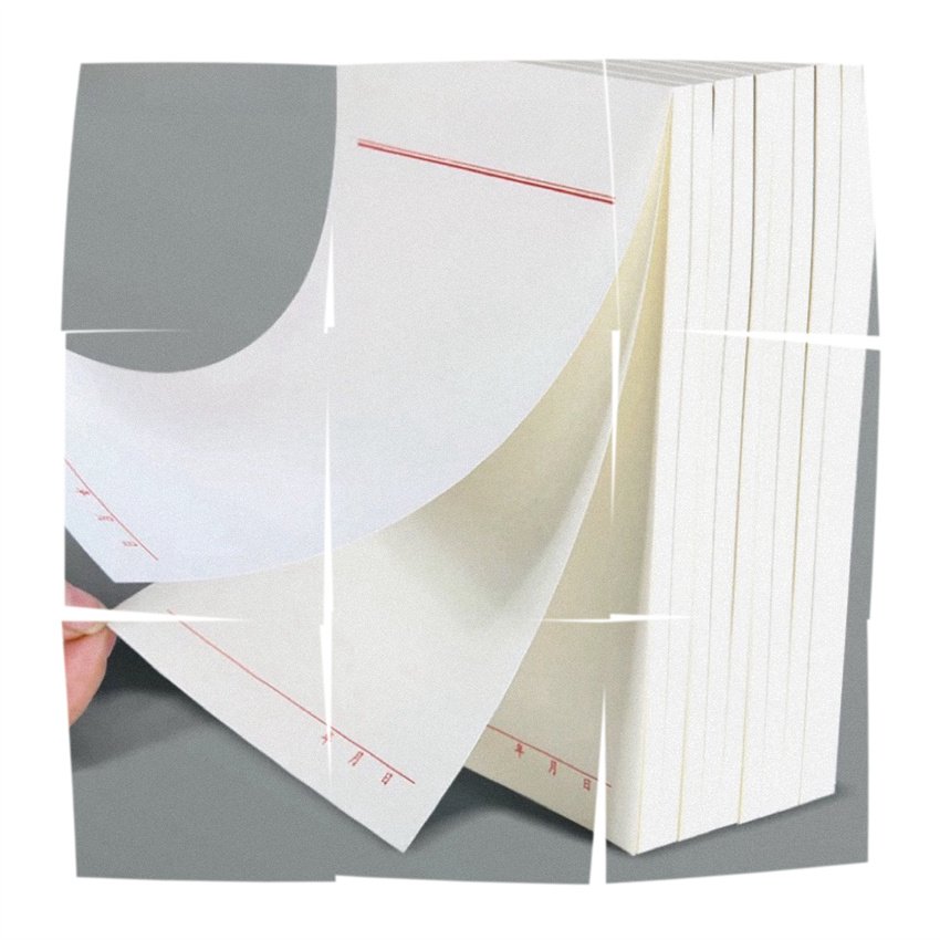 Custom Smooth Writing Notebook Isolated Sketchbook Memo Pad Diary and Sticky Note Book