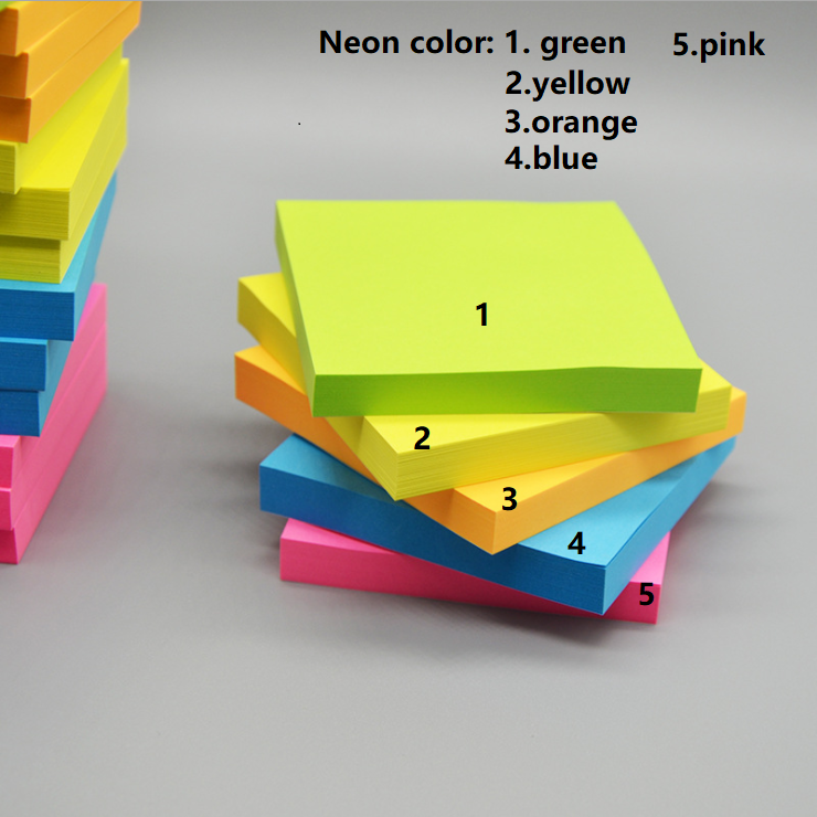 notepad Manufacture custom printed post memo it pad3x3 sticky notes