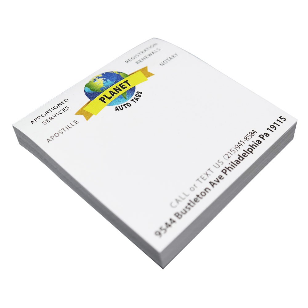 3*3 Inch Promotional Gifts Printed Memo Pad Notepad Sticky Notes Custom Logo