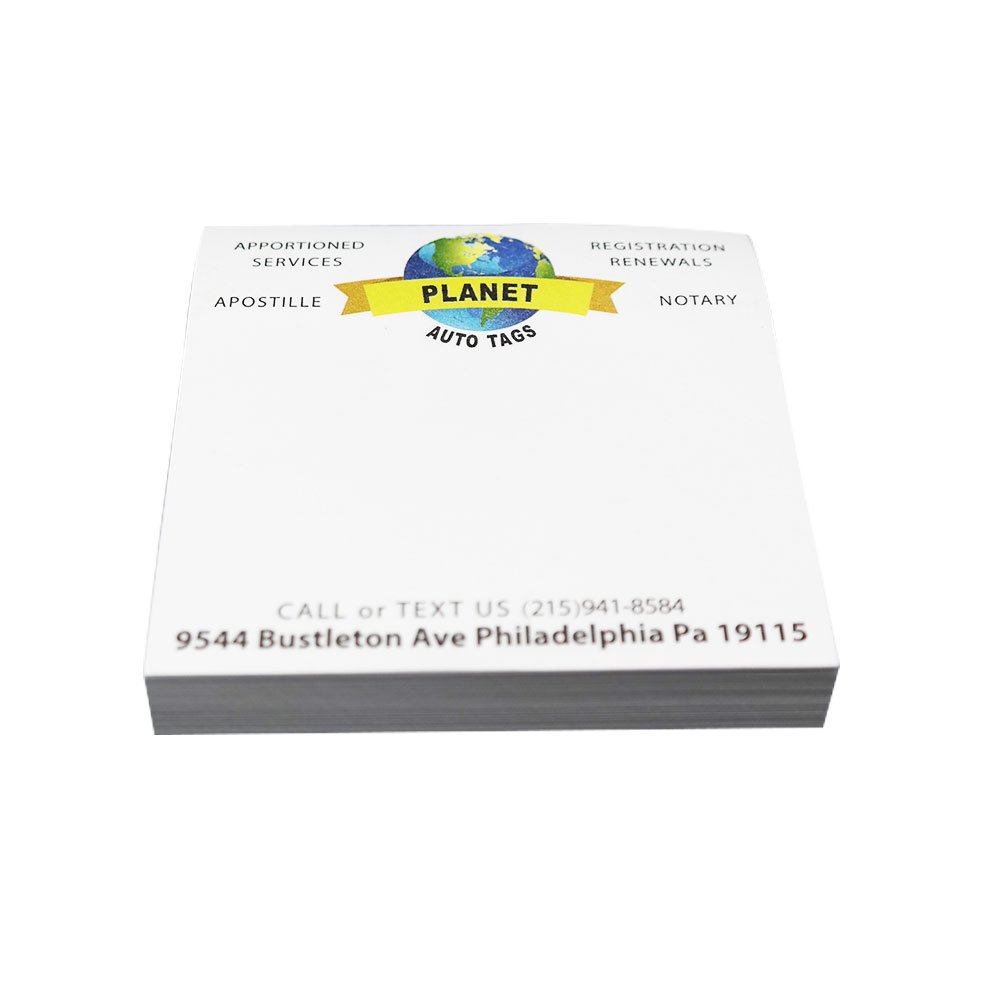 3*3 Inch Promotional Gifts Printed Memo Pad Notepad Sticky Notes Custom Logo