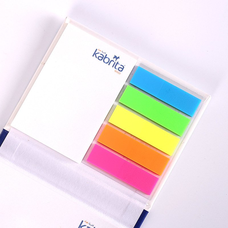 Advertising custom logo self-adhesive removable colorful memo sticky note pad with hard cover for promotion gift