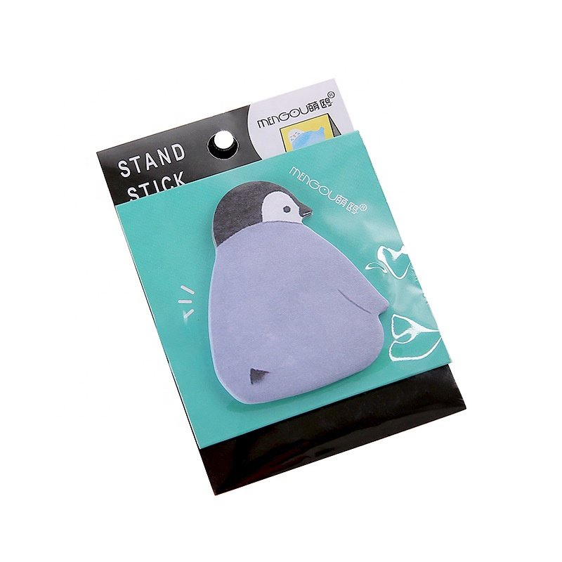 Creative school students memo pad cartoon cute animal sticky notes for children