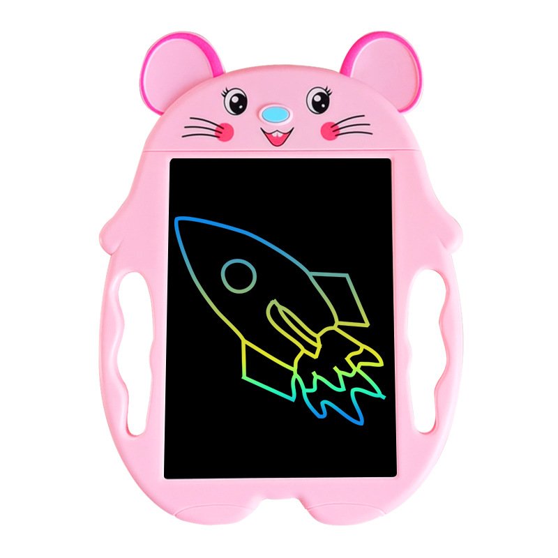 Cartoon animal 8.5" 10" inch electronic boards dual colorful screen lcd writing tablet memo erasable drawing pad for kids