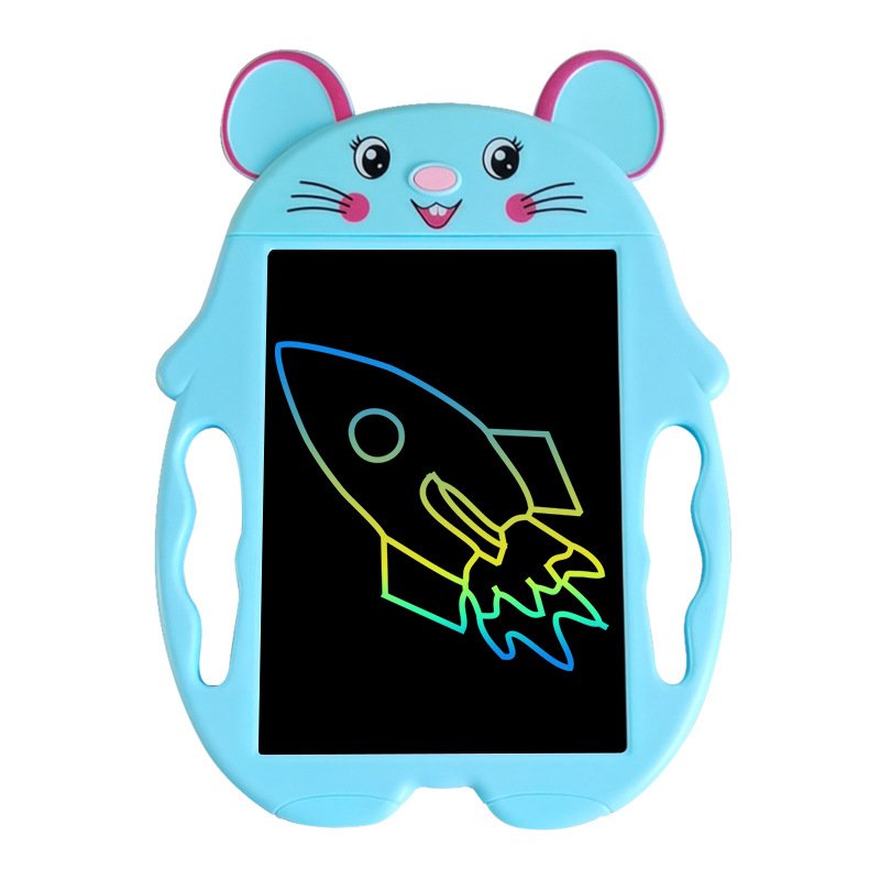 Cartoon animal 8.5" 10" inch electronic boards dual colorful screen lcd writing tablet memo erasable drawing pad for kids
