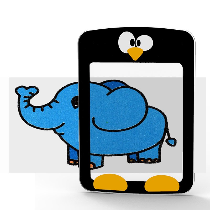 6.5 inch Cartoon lcd writing pad Children memo pad drawing board kids Toy Transparent writing board
