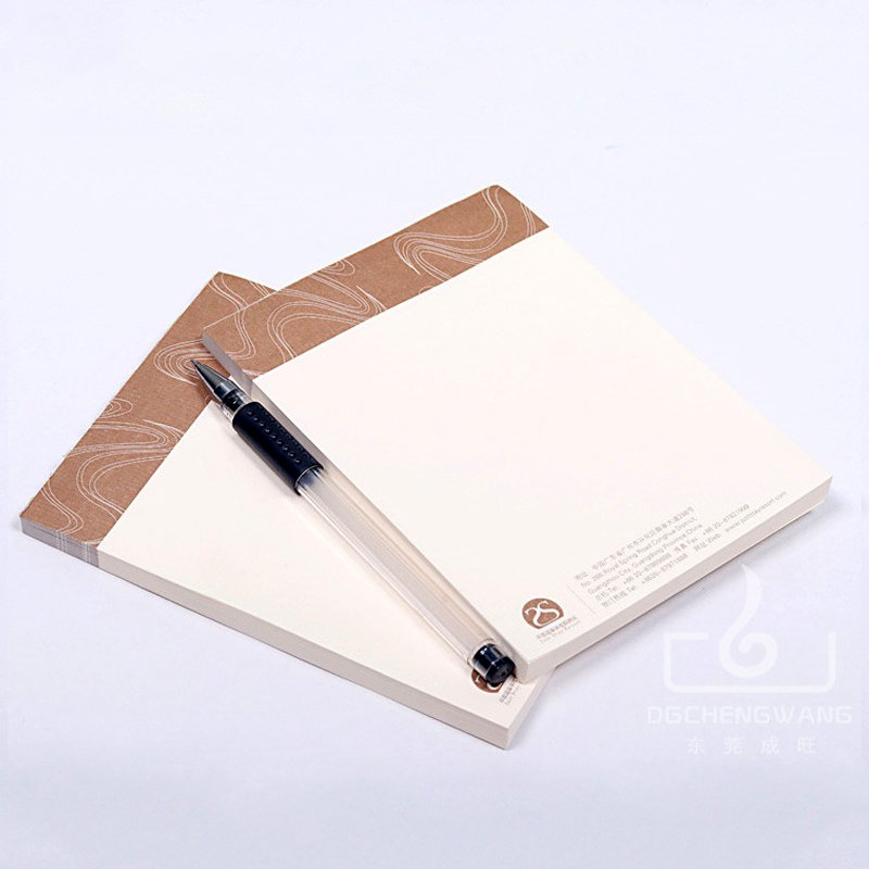 Custom printed hotel office blank writing notepad to do list notepad memo pad book paper notebooks with logo