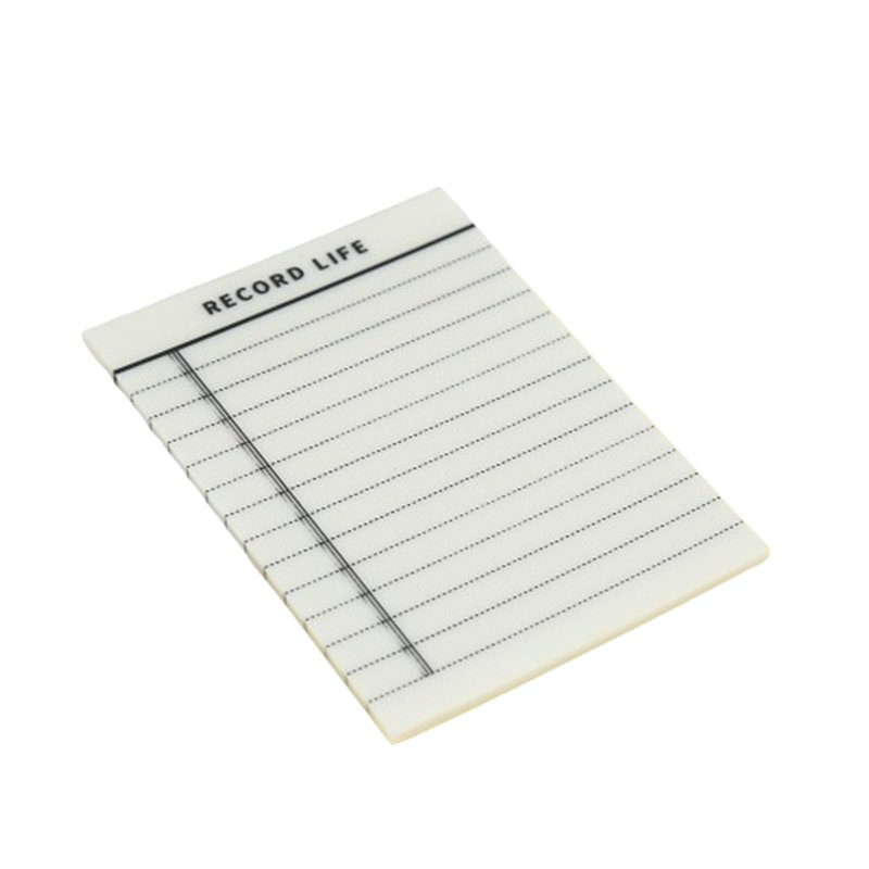 1pcs 2.76*3.74in Portable And Lightweight Recording Creative Collage PET Transparent Memo Pad