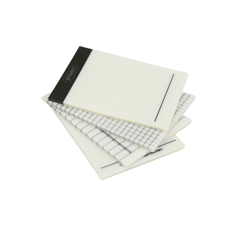 1pcs 2.76*3.74in Portable And Lightweight Recording Creative Collage PET Transparent Memo Pad