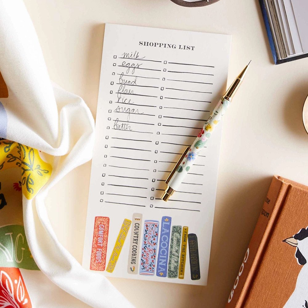Custom Print Tear-Off Paper Shopping To-do Lists Memos Pad Magnetic Fridge Notepad for Grocery