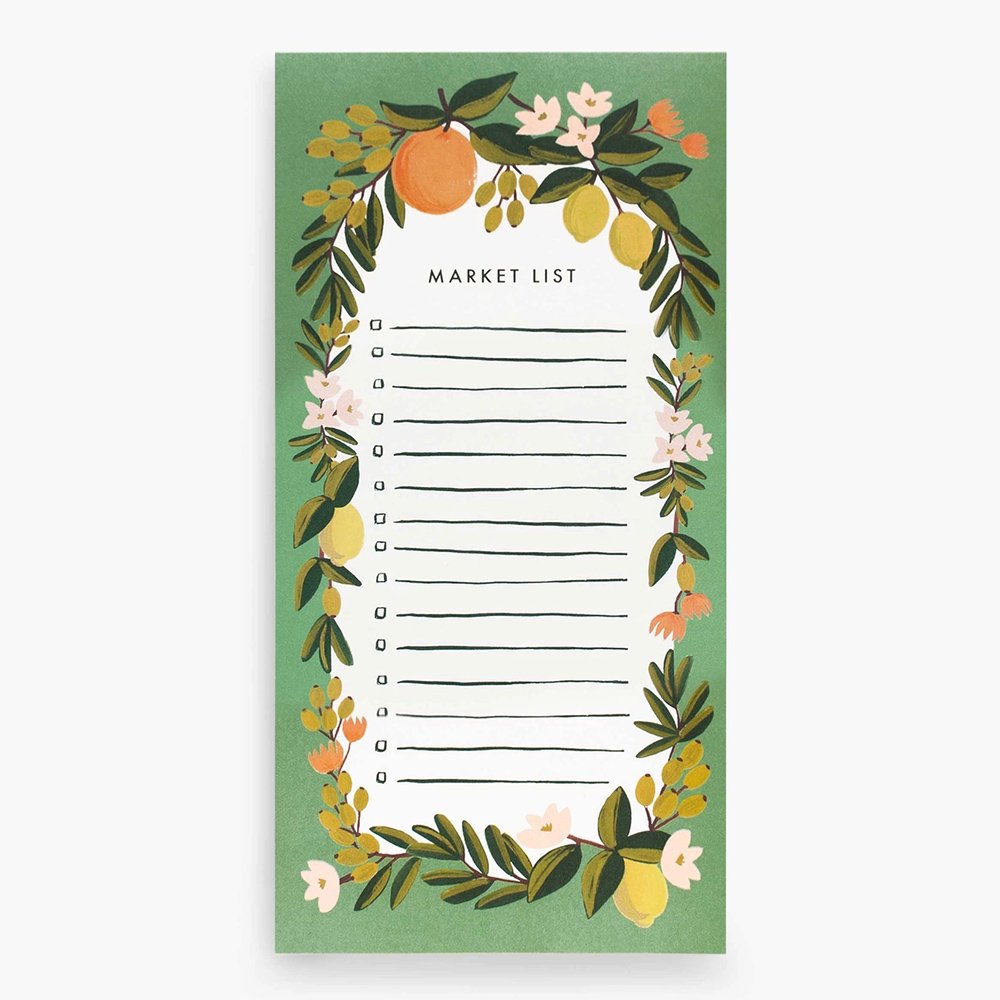 Custom Print Tear-Off Paper Shopping To-do Lists Memos Pad Magnetic Fridge Notepad for Grocery