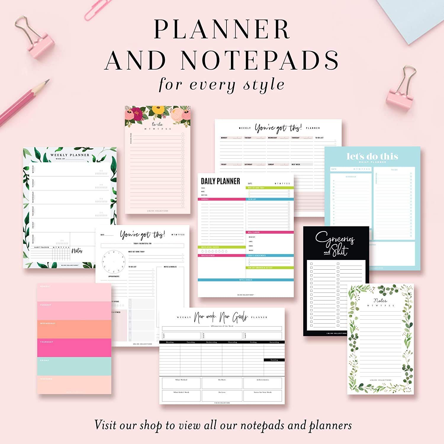 Customized Desktop Office Sticky Notes Pad Memo Writing Planning Daily Simple To Do List Notepad