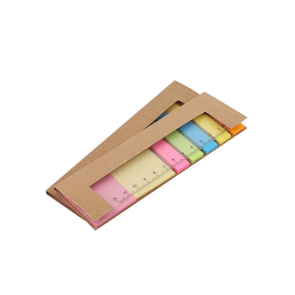 Customized Rectangle Kraft Cover Memo Sticky Note Pads for Office and School