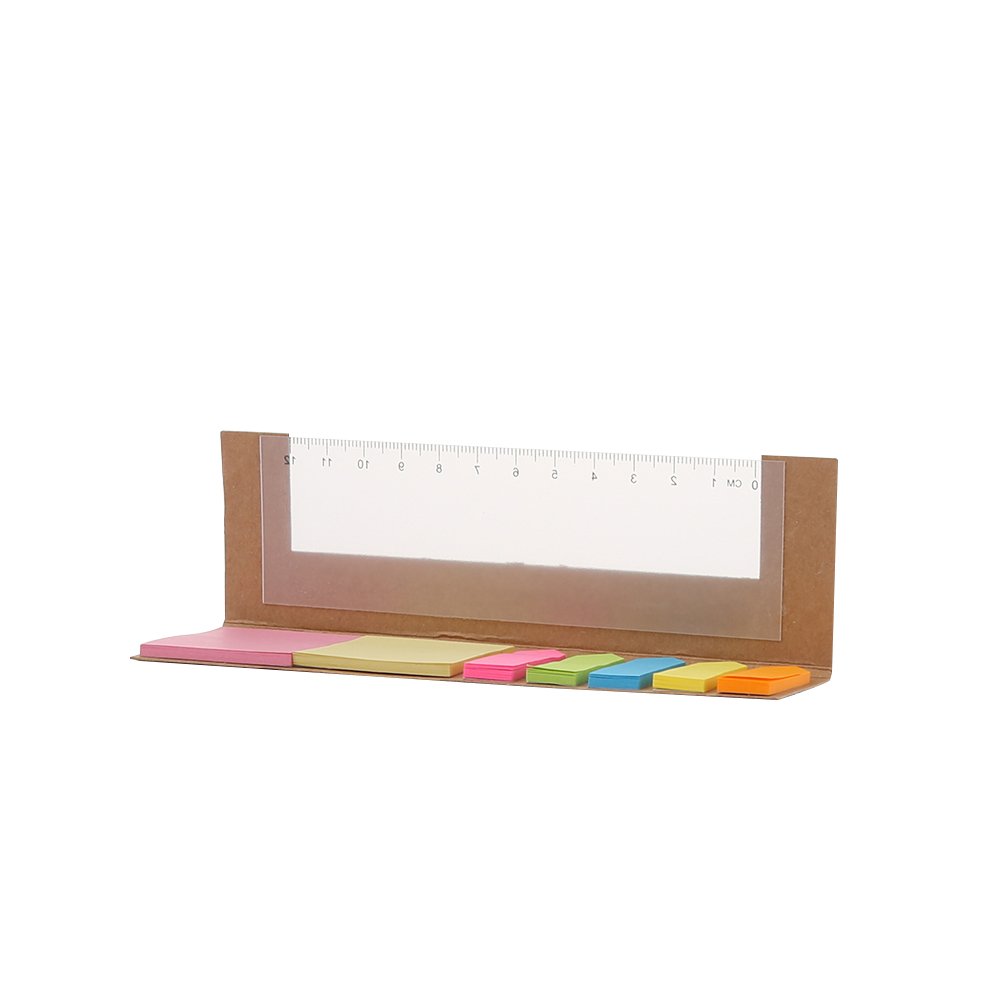 Customized Rectangle Kraft Cover Memo Sticky Note Pads for Office and School