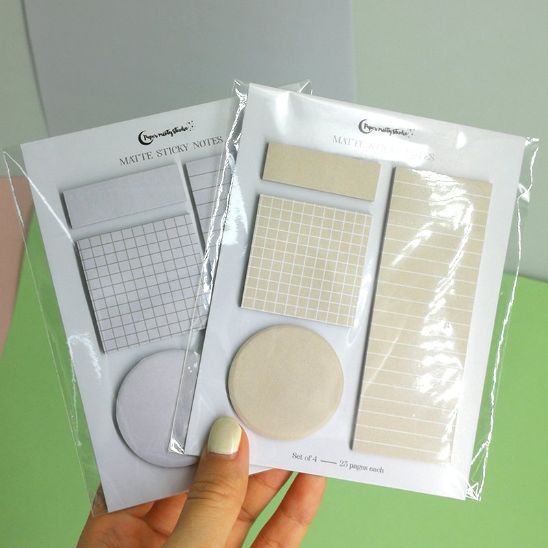 Customized sticky notes memo pads set, fridge magnet note pad