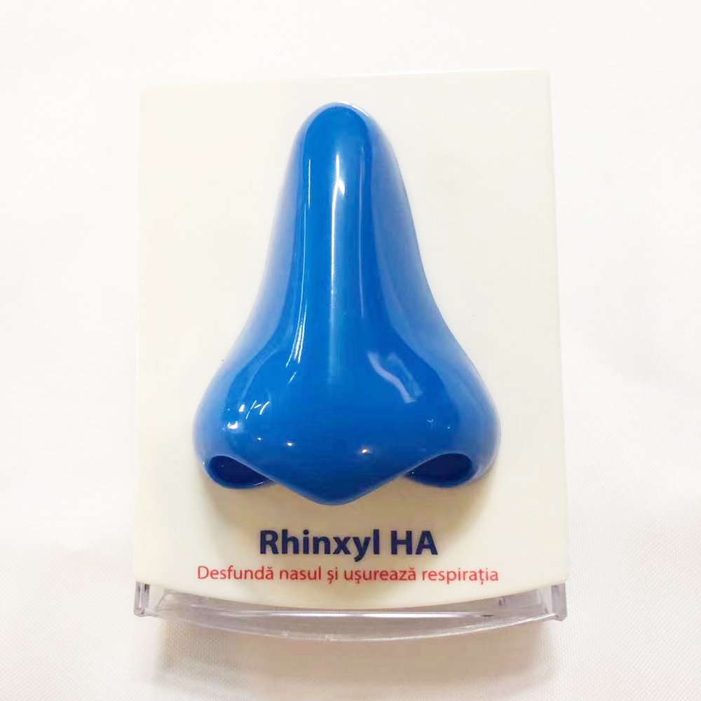 V-GF210714-2 Wholesale Plastic Nose Shape Pop-up Automatic Memo Pad Notes Box